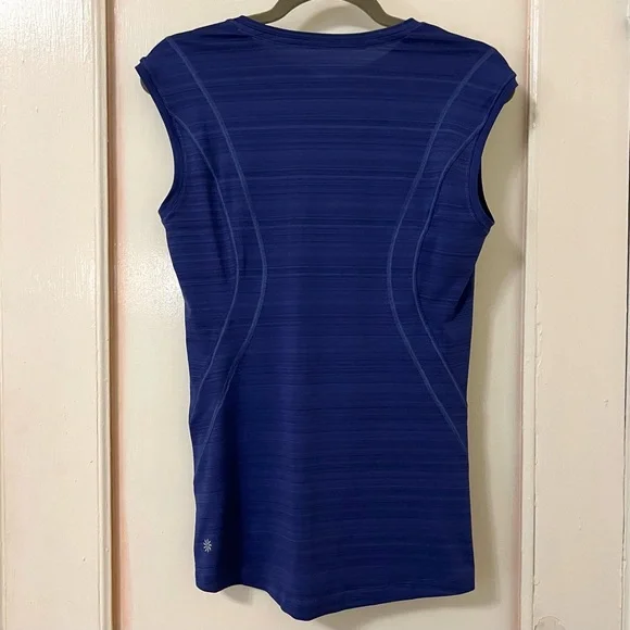 ATHLETA Pacifica Illume UPF Fitted Tank top workout shirt sleeveless pockets - Picture 3 of 9